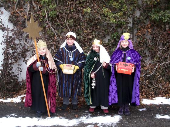 Die Heiligen Drei Könige sind auch in diesem Jahr wieder unterwegs.	Foto: VA