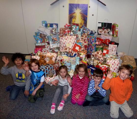 Es wurden wieder viele Geschenke für die Aktion »Kids helfen Kids« gesammelt.	Foto: Privat