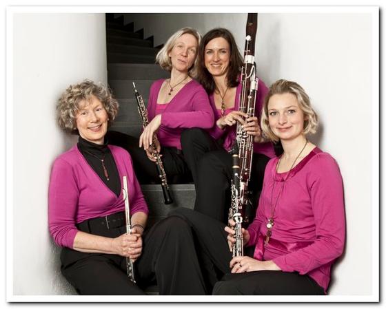 Das »Ladies Wind Quartett« spielt im Pfarrsaal in Höhenkirchen.	Foto: VA