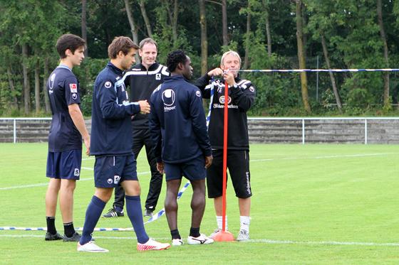 Bereiten sich auf die Rückrunde vor: Die U23-Löwen des TSV 1860. Foto: A. Wild