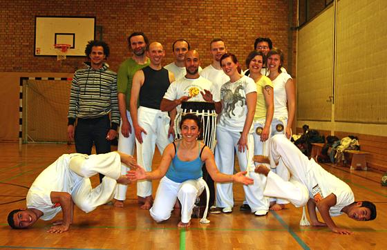 Die Sportfreunde Harteck beweisen immer wieder, dass Capoeira ein Sport ist, der Spaß macht.	Foto: VA