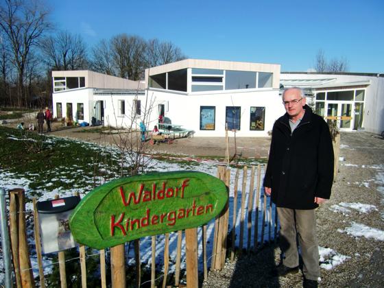 Der Waldorfkindergarten mit Krippe hat im letzten Herbst eröffnet. Otto Hirschbeck ist dort der ehrenamtliche Verwalter.			Foto: ikb