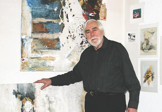 Alfred Dardas letzte Tage in Schwabing: Der Künstler kann sein Atelier an der Adalbertstraße nicht mehr halten.	Foto: scy