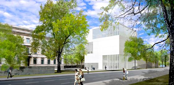 Im Frühjahr 2014 wird das NS-Dokumentationszentrum in der Brienner Straße eröffnet. Simulation: Architekturbüro Georg Scheel Wetzel