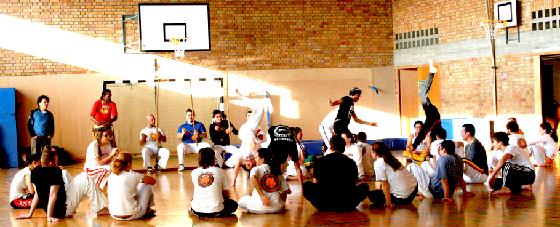 Die Sportfreunde Harteck setzen sich ein für die Verbreitung des Sports Capoeira.	Foto: VA