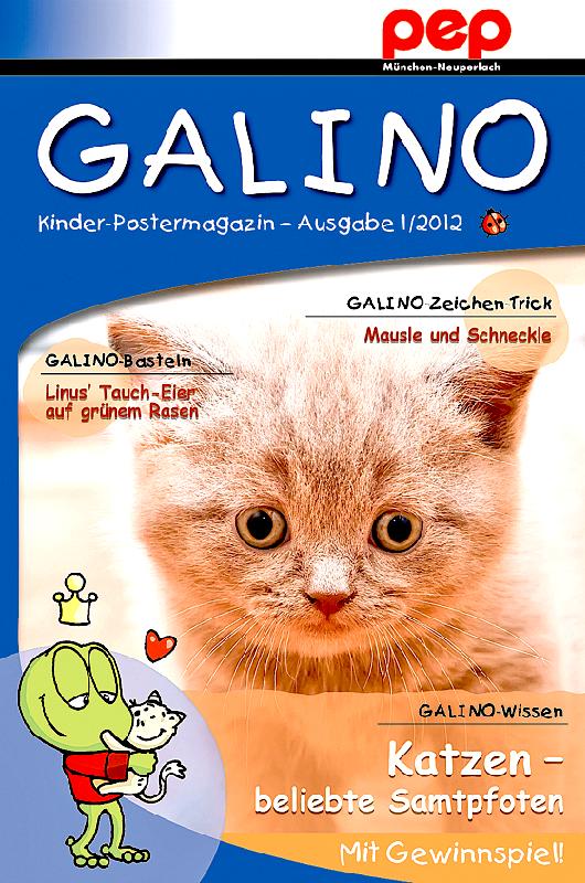Das neue Galino erscheint Anfang März und wartet kostenlos an der Kundeninformation im Erdgeschoss auf seine jungen Leser.