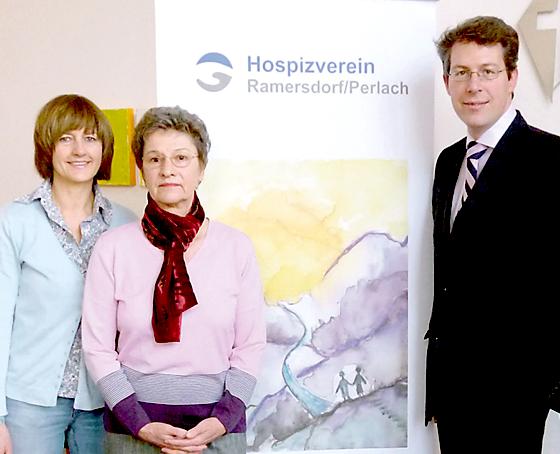 Claudia Strobl-Emmerling (li.), Martha Grünefeld-Ruchholtz und Markus Blume freuen sich über die gute Jahres-Bilanz.	Foto: Privat