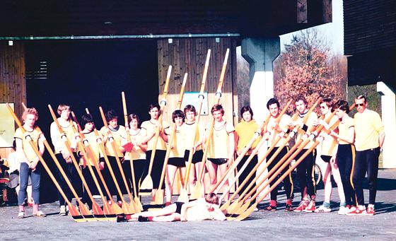 Die Trainingsmannschaft von 1974.	Fotos: RGM 72