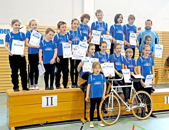 Der Radsportverein Schleißheim stellt allein vier Oberbayerische Schülermeister. Das ist Ansportn auch für die Allerkleinsten im Verein.	Foto: VA