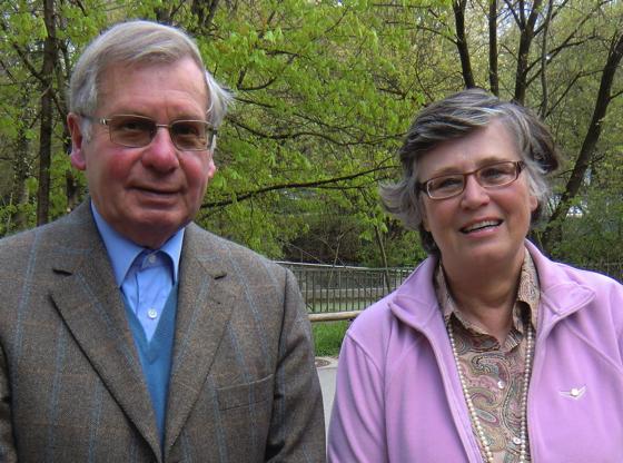Hermann Josef Sedlmayr und Ingrid Gail vom TSV Turnerbund.	Foto: VA