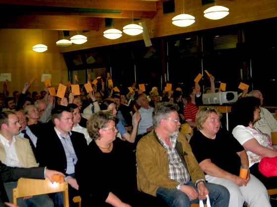 Viel Zustimmung gab es bei der Bürgerversammlung Ramersdorf.	Foto: aha