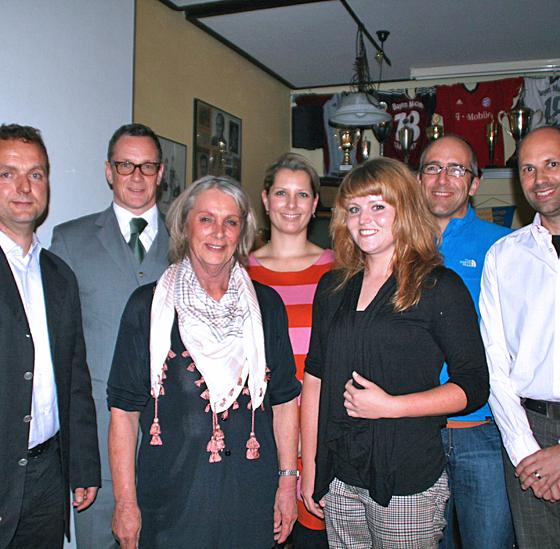 Der frischgebackene Vorstand des TSV Grünwald freut sich auf ein sportlich-aktives Jahr. Foto: hol