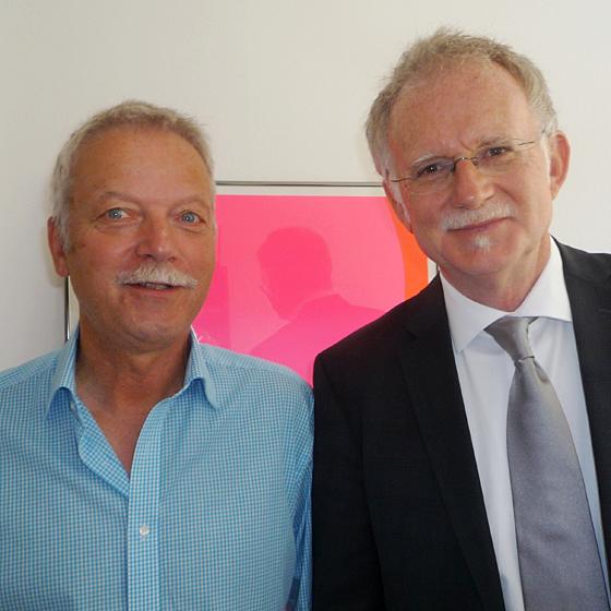 MdL Hans-Ulrich Pfaffmann (links) freut sich über die Unterstützung durch Martin Tscheu. Foto: privat