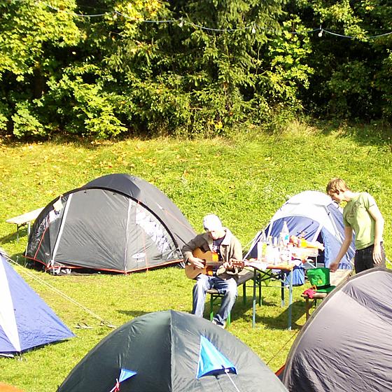 Das Jugendübernachtungscamp »The Tent« ist wieder für jugendliche Touristen geöffnet. 	Foto: VA