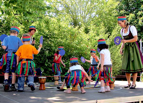 Mit einem bunten Programm feierte das Montessori Kinderhaus seinen runden Geburtstag.	Foto: aba