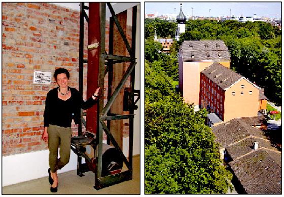 Architektin Nicola Schindhelm weiht am kommenden Wochenende Architekturfans in die Geheimnisse der Kraemerschen Kunstmühle ein.	Foto: hw/VA