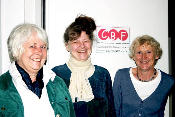 Carola Walla, Gaby Krüger und Elisabeth Wufka (v. l.) freuen sich über am Verein Interessierte, die sich auch ehrenamtlich engagieren möchten.	Foto: scy