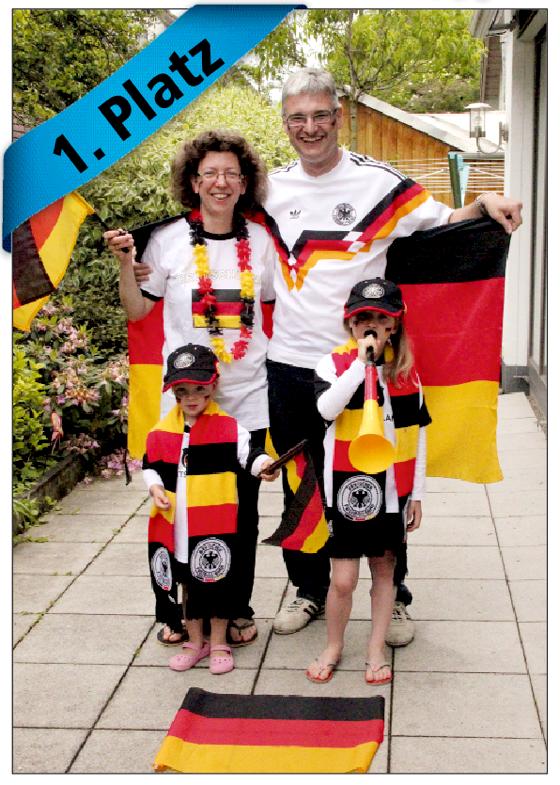 »We are the Champions «, Familie Reicheneder aus Allach.