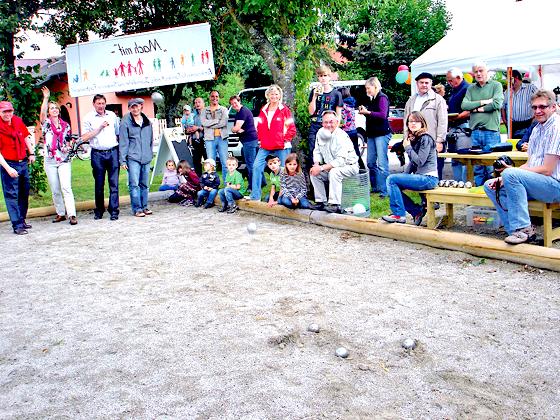 Der Forstinninger Verein „Mach mit“ lädt am 6. Juli zum Bouleplatzfest ein.	Foto: Verein
