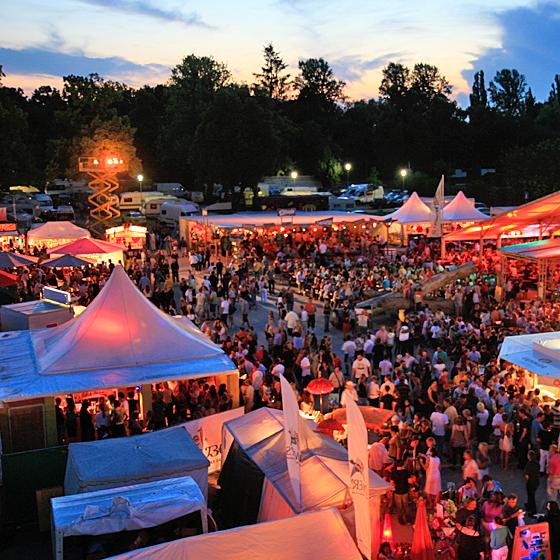 120.000 Besucher werden dieses Jahr auf dem Sinnflut-Festival auf dem Erdinger Volksfestplatz erwartet. Foto: Sinnflut