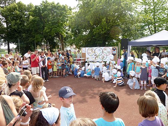 Sogar das Wetter hat mitgespielt beim Sommerfest an der Plieninger Grundschule. Foto: privat