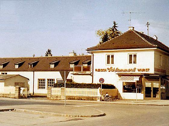 Die Metzgerei Schlammerl in den 60er Jahren. Foto: privat