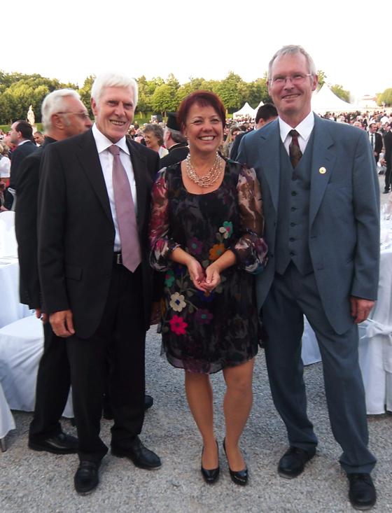 Walter Hilger, Diana Stachowitz und Günter Neumann (von links) genossen den Abend.	Foto: VA