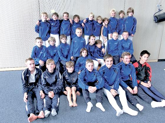 Diese jungen Turner nahmen an der Jugendolympiade 2012 teil.	Foto: privat