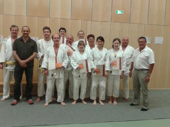 Alle Ju-Jutsuka der Judoabteilung des SV Lohhof haben die Prüfung bestanden. 	Foto: Verein
