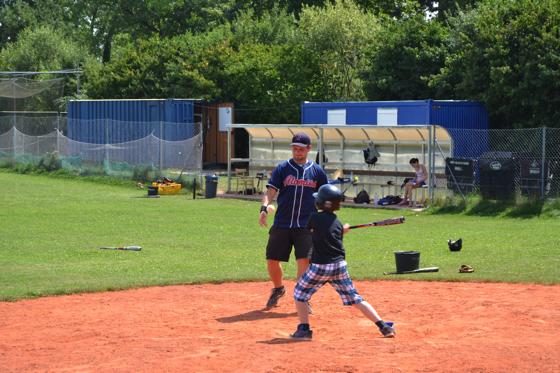 Theorie und Praxis zum Thema Baseball gab es für die Workshop-Teilnehmer. 	Foto: VA