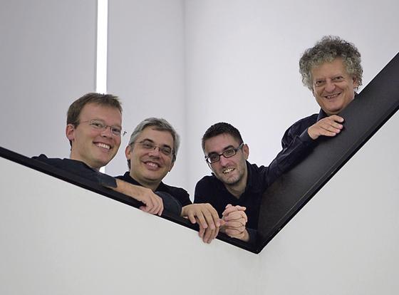 Das Arditti Quartett spielt bei der Akademie für Neue Musik eine »Hommage an Wolfgang Rihm« in der Reaktorhalle.	Foto: Astrid Karger