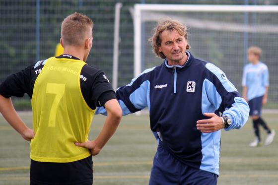 U15-Junglöwen-Trainer Patrick Zimmerer. Foto: T. Koch