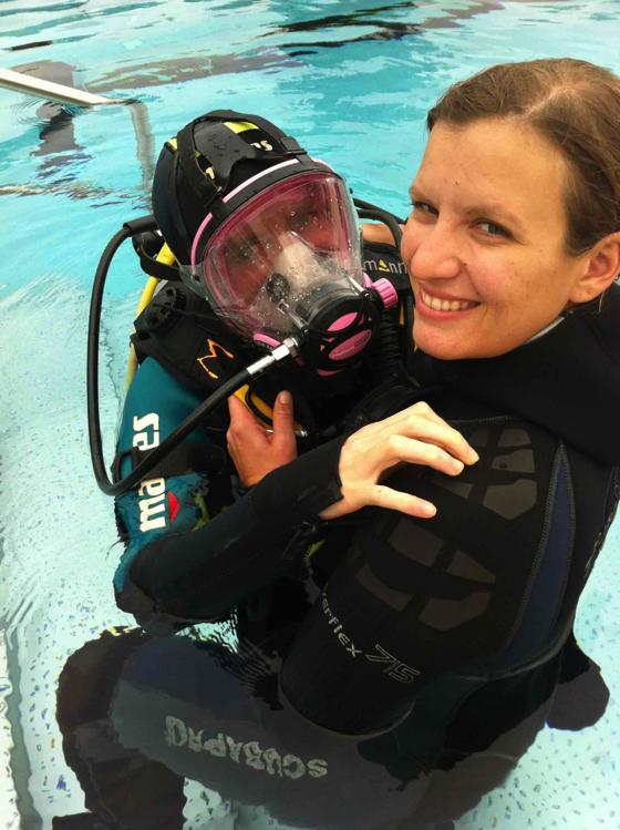 Für Axel wird mit dem »Handicap-Diving« ein Traum wahr.	Foto: privat