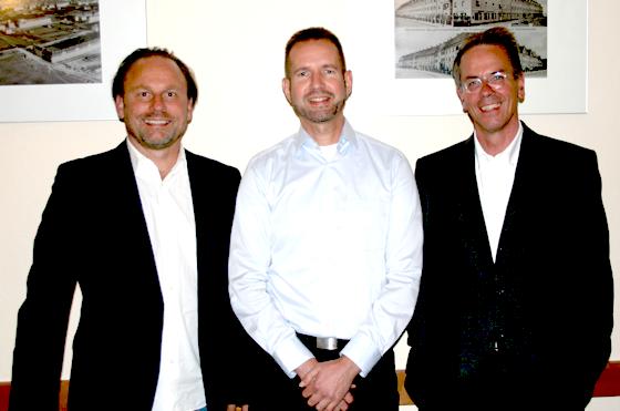 Andreas Keck, Dr. Claus Wunderlich, Moritz Ostwald (von links). 	Foto: VA