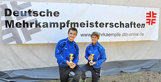 Patrik Pandi (links) und Moritz Hübner haben sich tapfer geschlagen.		Foto: privat