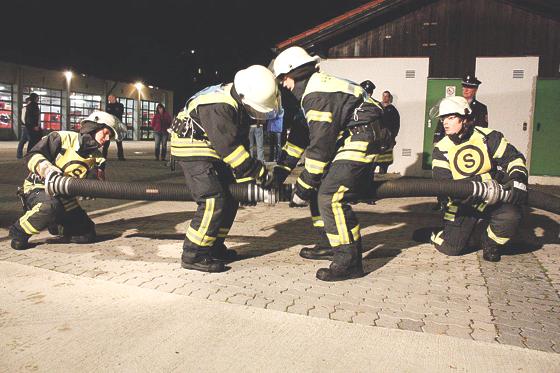 Haarer Feuerwehrmänner zeigten bei der Leistungsprüfung im Löscheinsatz alles.	Foto: Privat