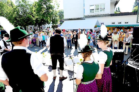 Bei der Eröffnung des 24. Ottostraßenfestes am 8. September. 	Foto: Pierre Kälin	