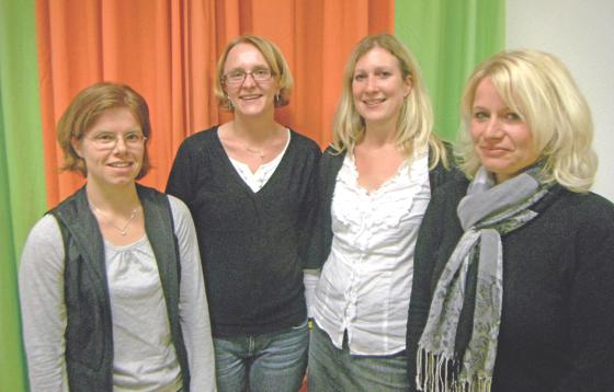 Der neue Elternbeirat: Manuela Hutterer, Regina Pröbstl,  Monika Zimmermann und Andrea Liebl (v. l.).	Foto: BRK