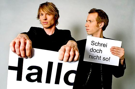 Das Kabarett-Duo »Ohne Rolf« ist am 9. November in Oberhaching zu Gast. 	Foto: VA