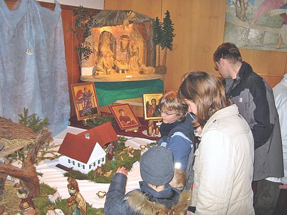 Am 1. Advent gibt es parallel zum Christkindlmarkt eine Krippenausstellung.	Foto: Privat