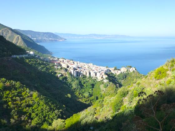 Zu ihrer Wanderroute gehörte auch der Weg von Bagnara nach Palmi. 	Foto: privat