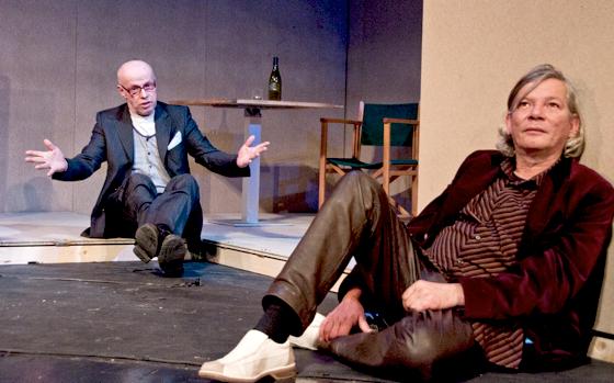 Detlef Brand (l.) und Ronnie Janot spielen die Hauptrollen in »Der Schein trügt«. 	Foto: VA