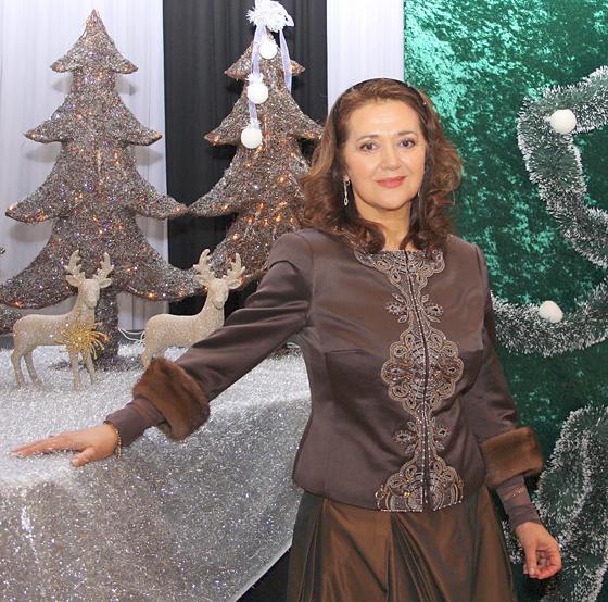 Tatjana Lukina, Gründerin und Präsidentin des deutsch-russischen Kultur-Vereines MIR lädt am 7. Januar zur russischen Weihnacht.	Foto: Verein