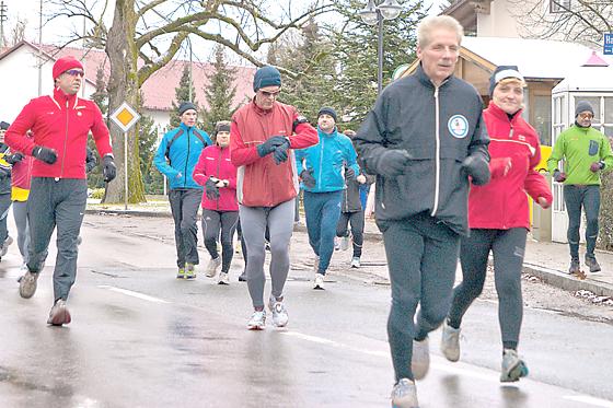 Am 6. Januar rennt die Vaterstettener SPD wieder durch die Gemeinde  und jeder, der mag, kann mitlaufen.	Foto: SPD