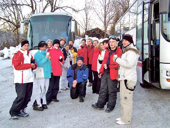 Fahrten in nahegelegene Skigebiete bietet der TSV 54  DJK München e. V. an. 	Foto: Verein