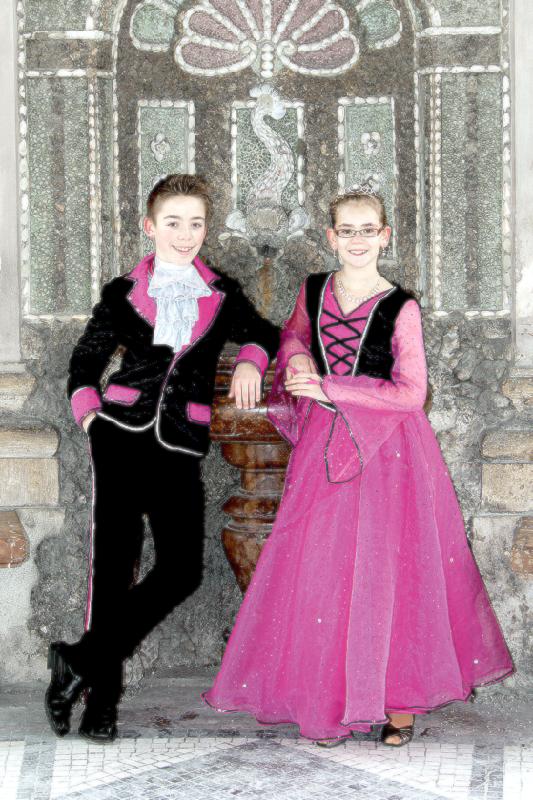 Das Kinderprinzenpaar der Faschingsgesellschaft  Feringa: Prinz Manuel und Prinzessin Lisa.	Foto: privat