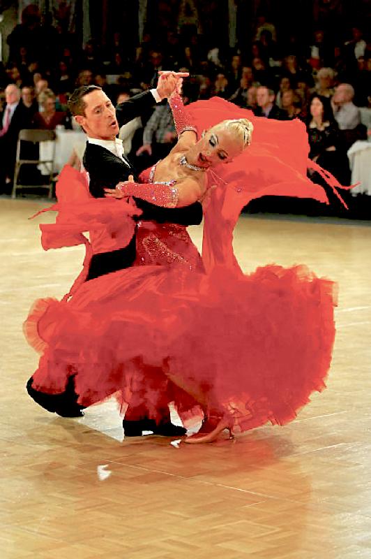 Das Paar präsentierte sich vollendet in den Standard- und den Lateinamerikanischen Tänzen. 	Foto: privat