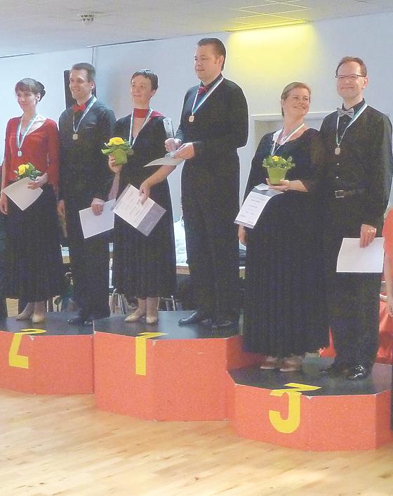 Ralf Malter und Miriam Reich-Malter holten Gold für den TuS Holzkirchen.	Foto: Verein