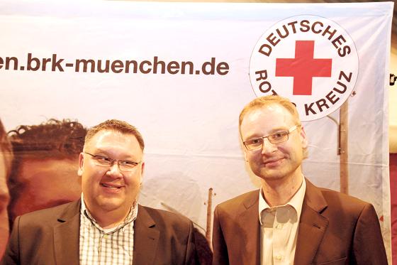 Das neue Leitungsduo in der Gaststätte »Gut Nederling«.	Foto: Münchner Rotes Kreuz
