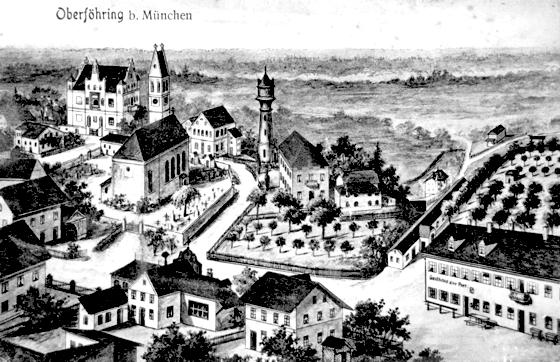 Obwohl deutlich älter als München selbst, hat sich Oberföhring bis heute den dörflichen Charakter vergangener Tage erhalten.	Repro: NordOstKulturverein